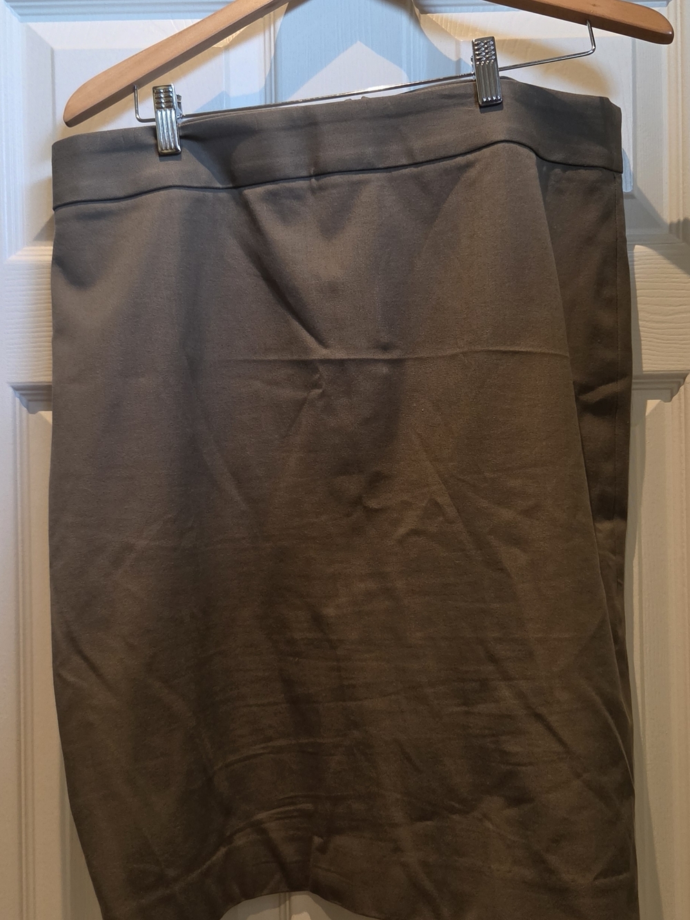 Banana Republic Army Green Pencil Skirt